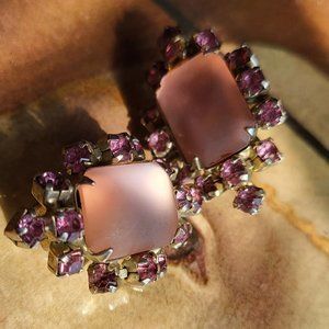 Vintage clip earrings